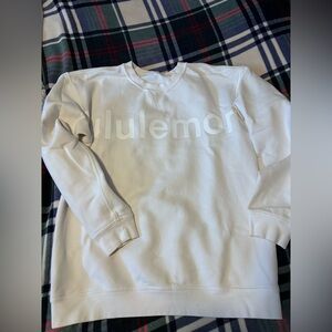 Lululemon word mark oversized crew neck